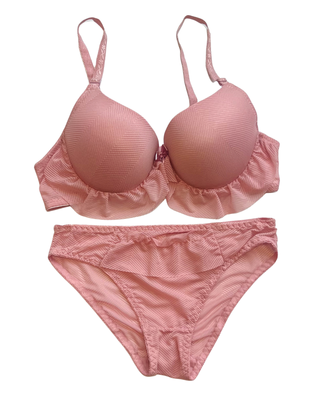 RoséRuff - Ruffle Lace Bra Set