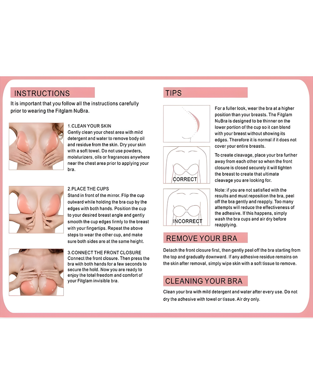 SkinSnatch Sticky Bra