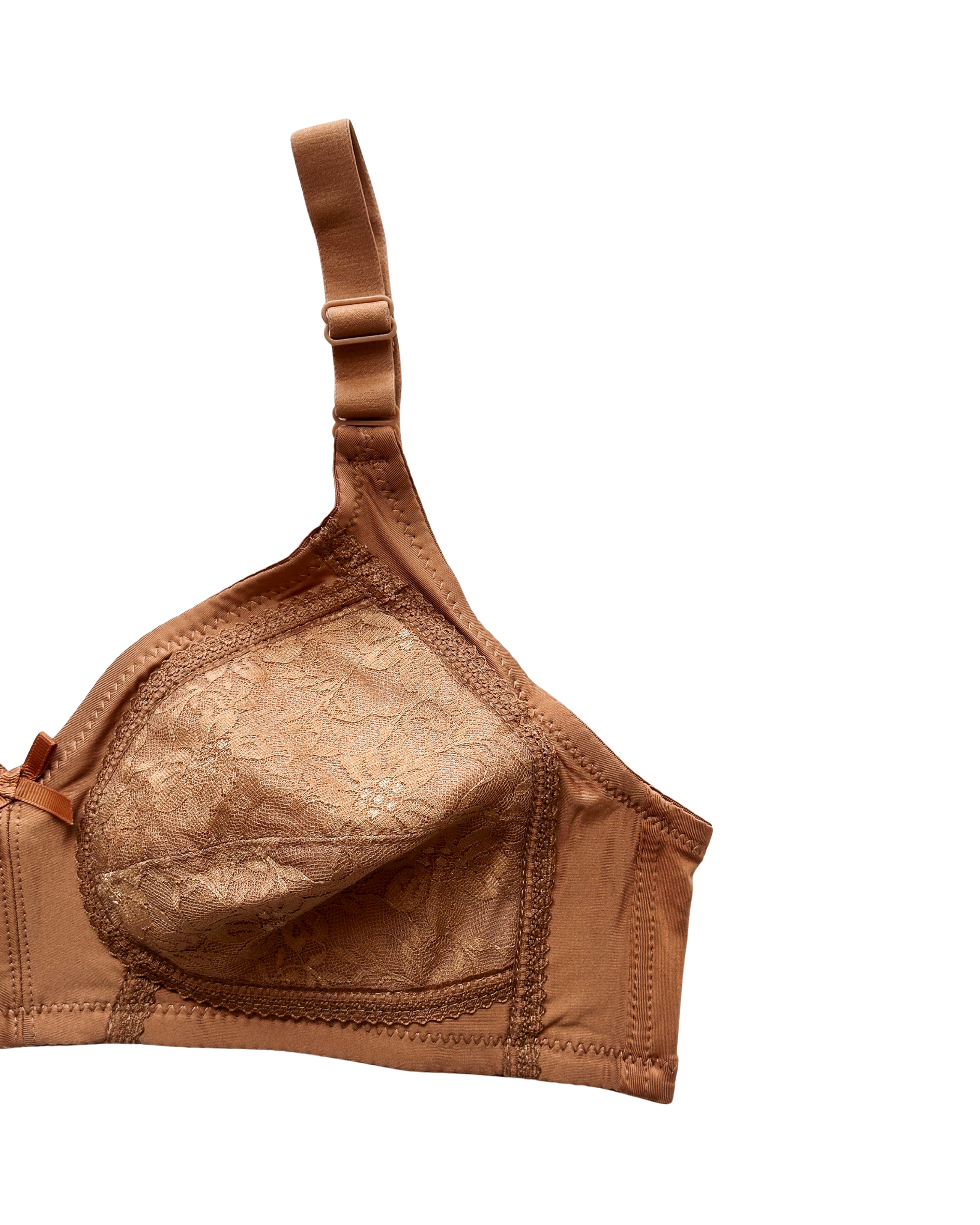 Brown Skin Bra - 2459 | LaceEase Comfort Bra